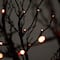 6ft. Pre-Lit LED Black Twig Artificial Halloween Tree
